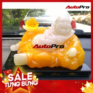 ⚡️TẶNG CHUỖI HẠT PHẬT GIÁO MAY MẮN⚡️ Tượng Ngọc Phật Di Lặc Để Xe Hơi