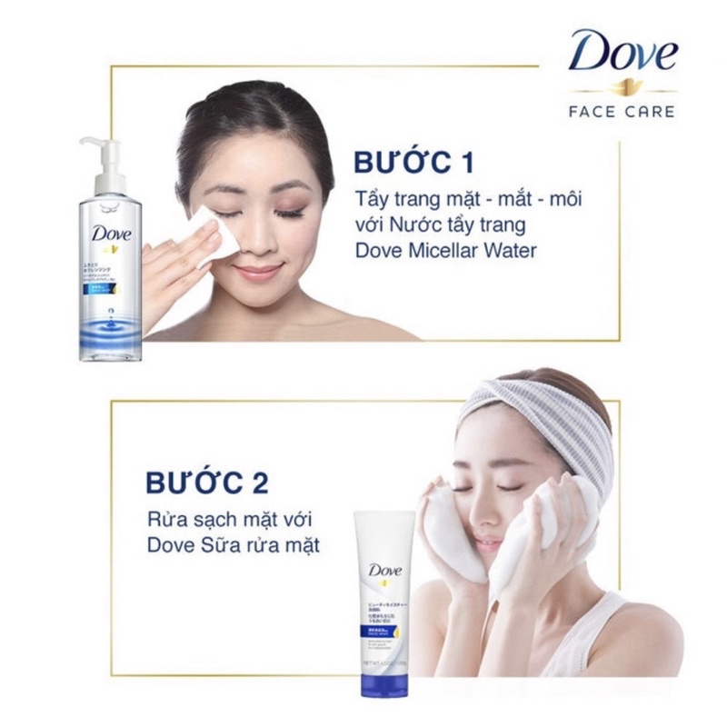 Nước Tẩy Trang Dove Tinh Chất Serum Cho Da Khô & Thường 235ml - XAHANG271