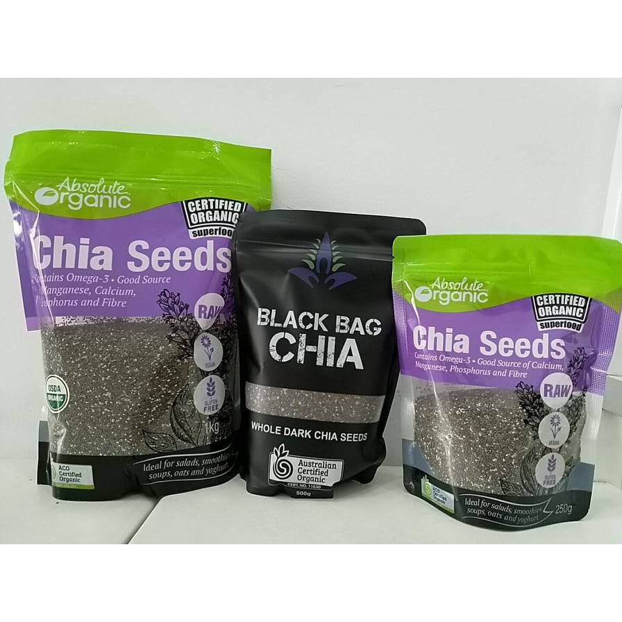 Combo hạt chia tím+chia black