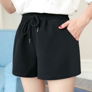 QUẦN SHORT NỮ 2 TÚI CẠP CHUN CỘT DÂY