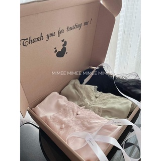 Pijama Bộ ngủ lụa ren 2 dây mimee