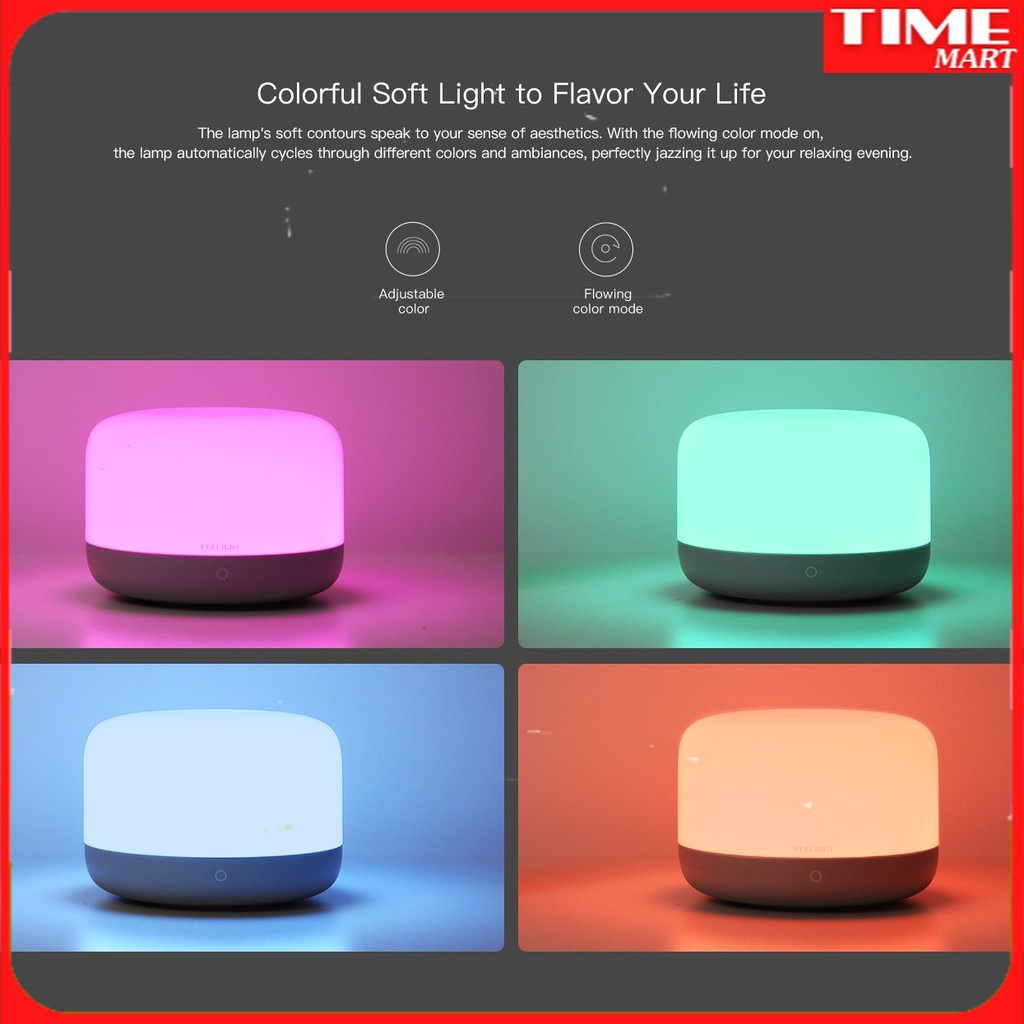 [BẢO HÀNH 6T_NEW2022] ĐÈN LED ĐẦU GIƯỜNG/ ĐÈN NGỦ THÔNG MINH XIAOMI YEELIGHT D2 [TIME_MART siêu thị tiện ích gia đình]