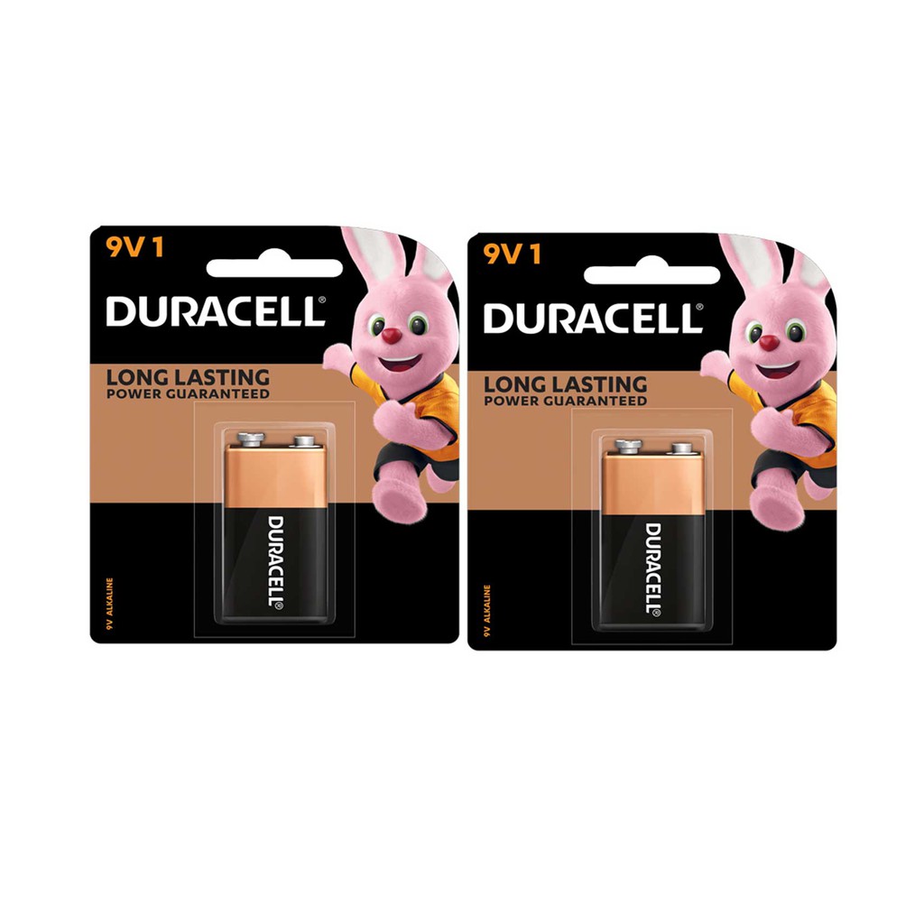 10 viên pin 9V, pin vuông Duracell alkaline