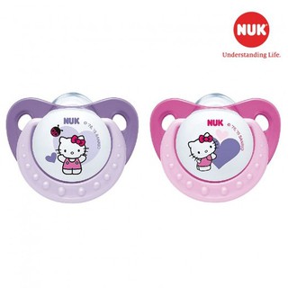 (Chính hãng) Bộ 2 ti giả NUK Sleeptime silicone Hello Kitty