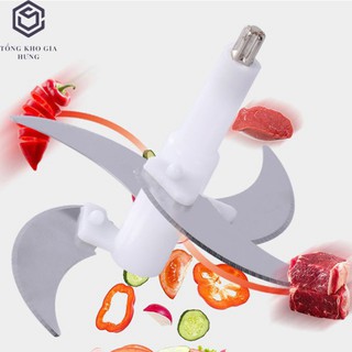 Lưỡi dao dự phòng máy xay thịt đa năng 2 lít/ 4 lít - Lưỡi xay kép 2 tầng bằng thép không gỉ - Thay thế dễ dàng