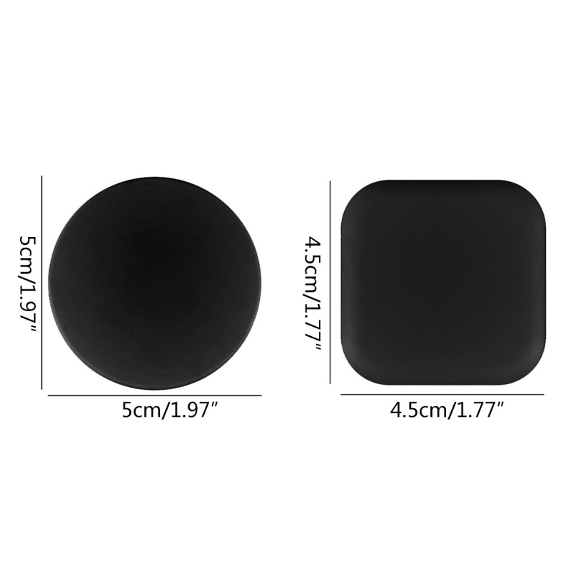 Bộ 3 Miếng Chặn Cửa Bằng Silicone Tự Dính Chống Ồn Chống Trượt