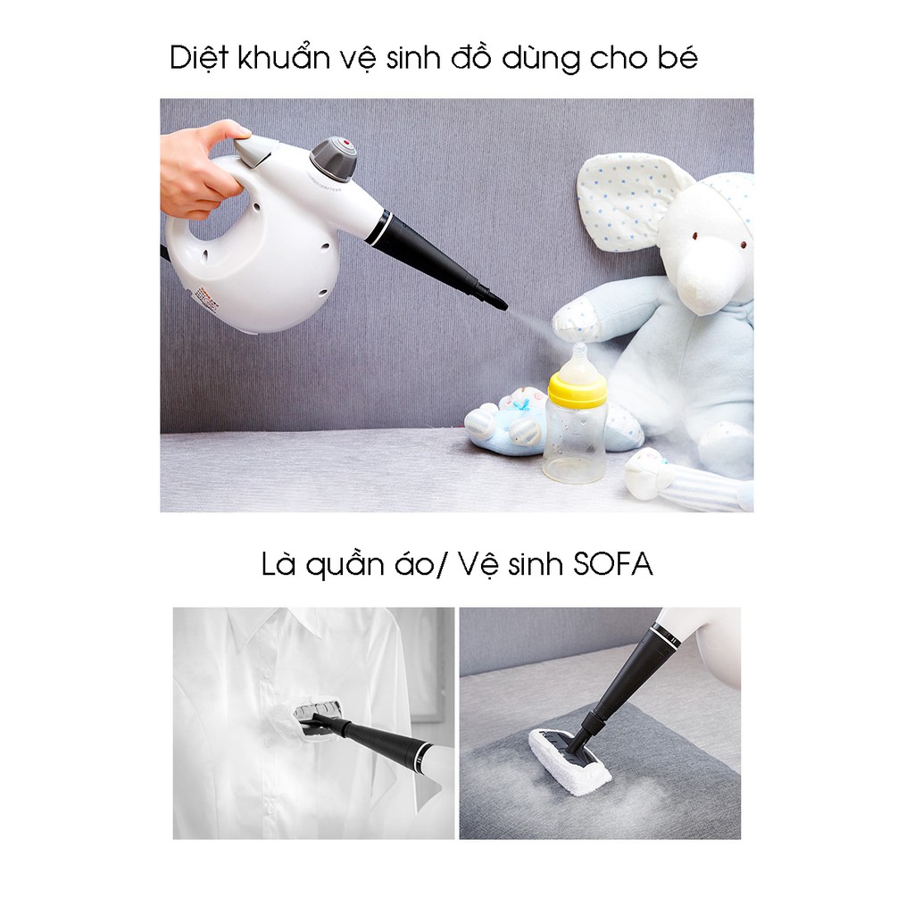 Máy vệ sinh,diệt khuẩn hơi nước cầm tay SUPOR SCH20A