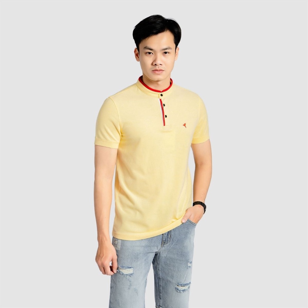 Áo polo ngắn cộc tay nam CIZA cổ tàu vải cotton phong cách casual size S M L XL APNR13