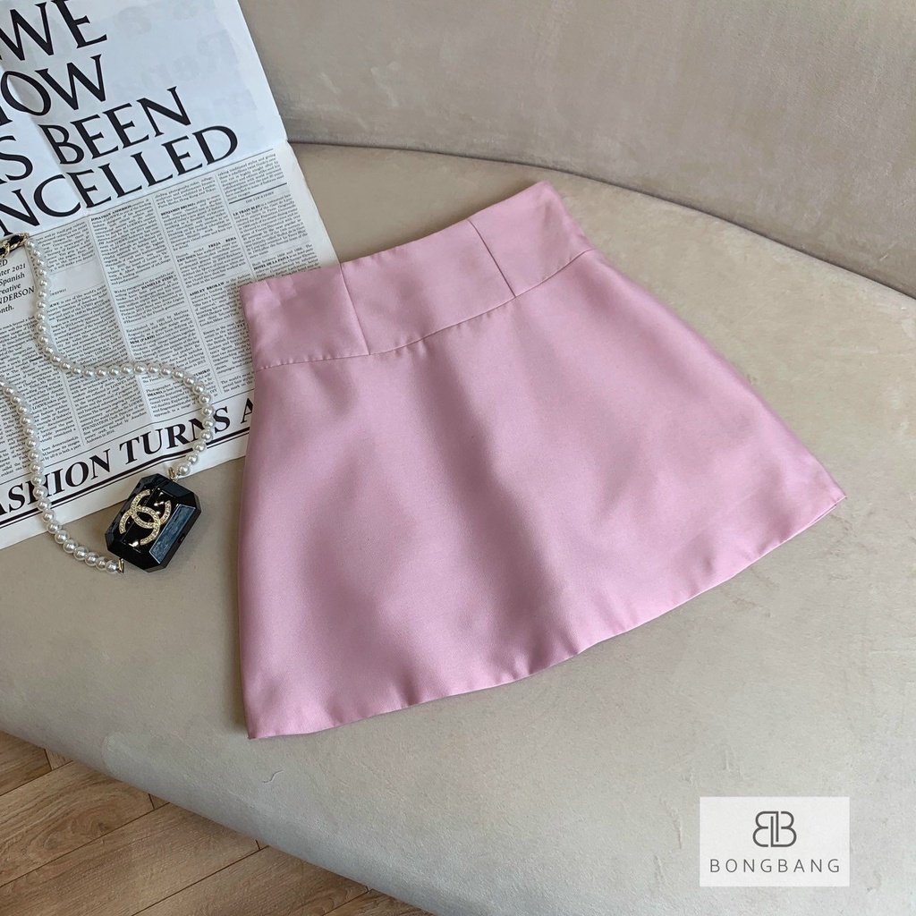 Chân váy tacta dáng chữ A