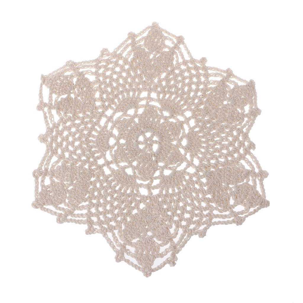 Miếng Lót Ly Hình Hoa Bằng Vải Cotton