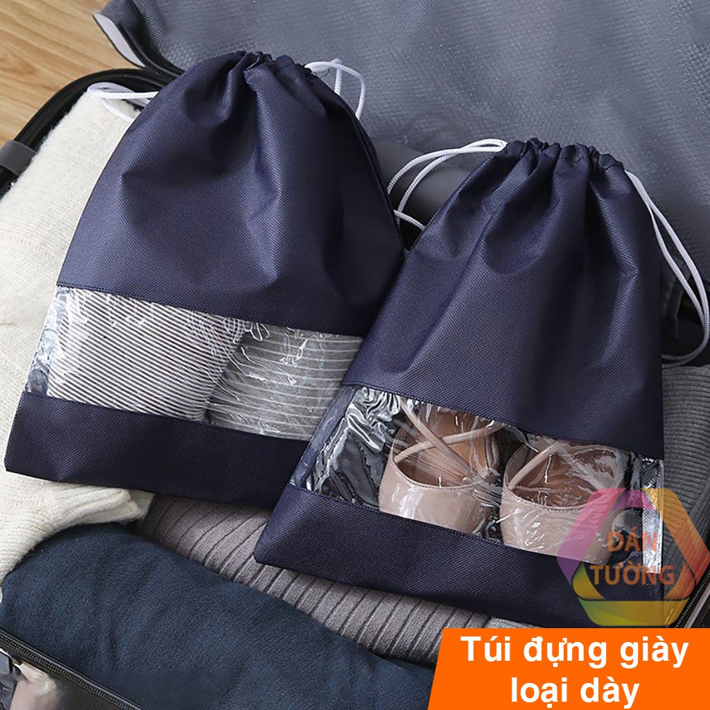 Túi đựng giày dép chống bụi, túi đựng giầy thể thao , du lịch chất liệu dày, đẹp _T25