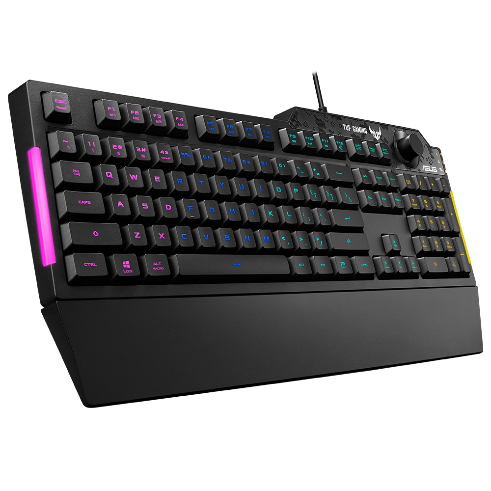 Bàn Phím Chơi Game Asus TUF Gaming K1 Chống Nước Tràn RGB - Hàng Chính Hãng