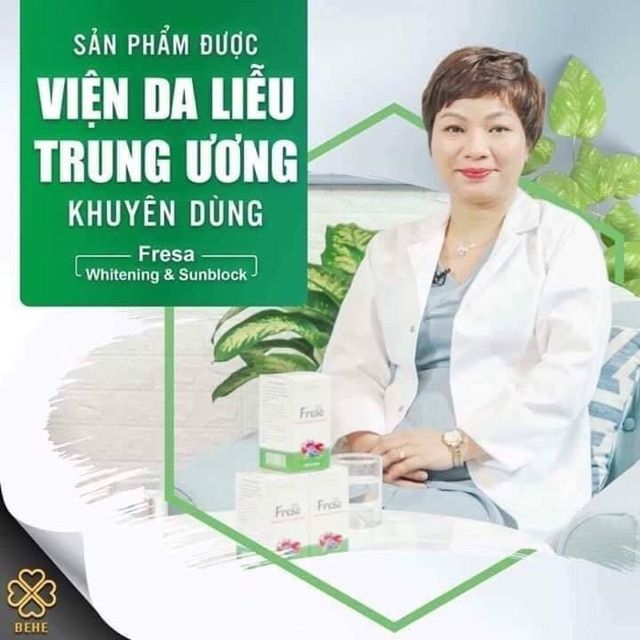 Viên uống chống nắng nội sinh Fresa 90v