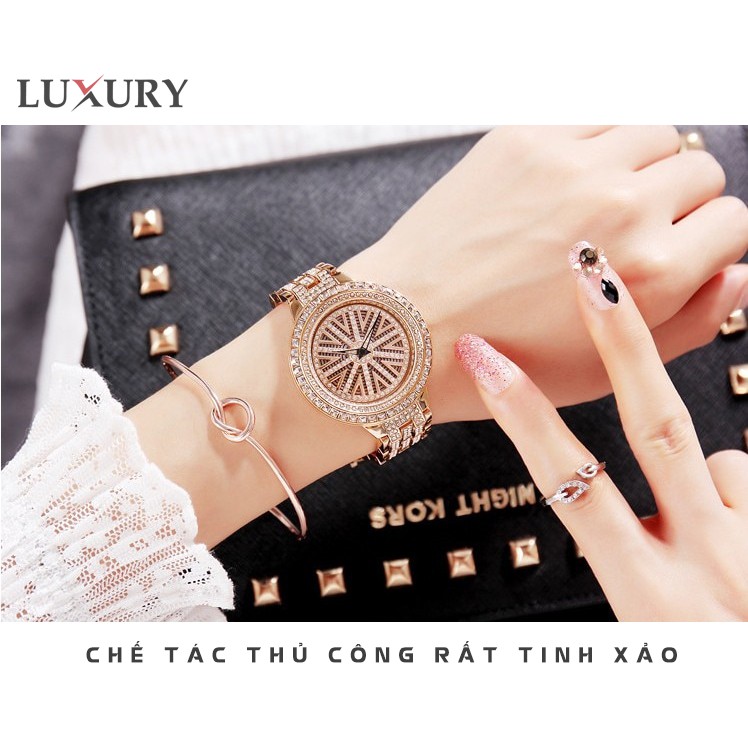 Đồng hồ nữ  LUXURY MASHALI Xoay 360 - Đỉnh Cao Nghệ Thuật