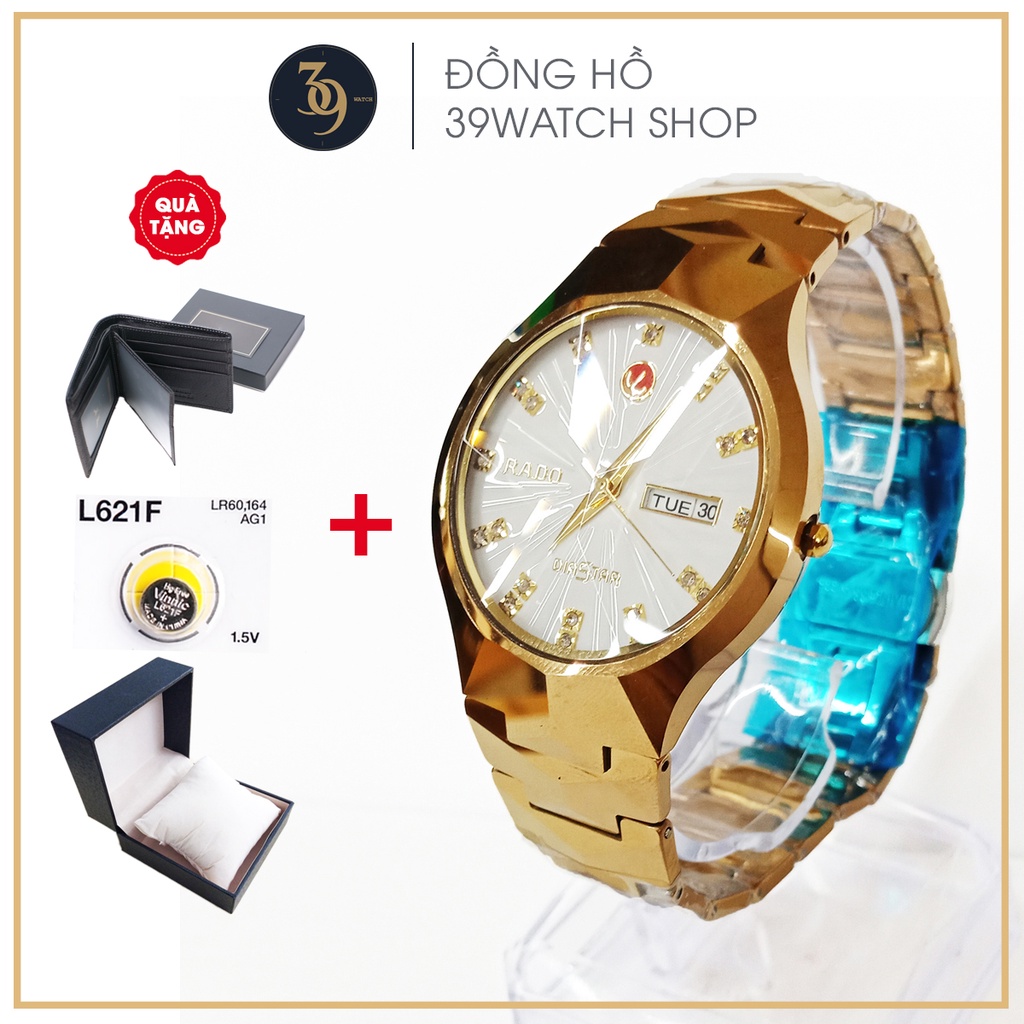 [Tặng ví da nam] Đồng hồ Julibé nam RA43 NA màu vàng, chất liệu dây đá ceramic nguyên khối, mặt kính saphire chống trầy | BigBuy360 - bigbuy360.vn