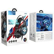 🌟CHÍNH HÃNG🌟 Tai Nghe Gaming Chụp Tai Hoco W101 chuyên phòng Game Có Mic Đàm Thoại jack 3.5 cổng usb kết nối có đèn led