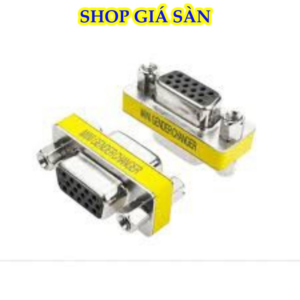 [Freeship] Đầu Nối Vga - Vga, 2 Đầu Âm. Hàng Chuẩn Chất Lượng Giá Cực Tốt