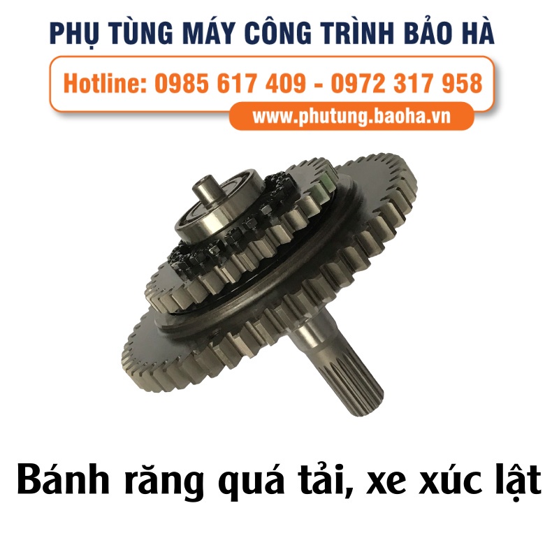 Bánh răng quá tải, bánh răng chuyền động cho xe xúc lật LIUGONG, XCMG, XGMA chính hãng