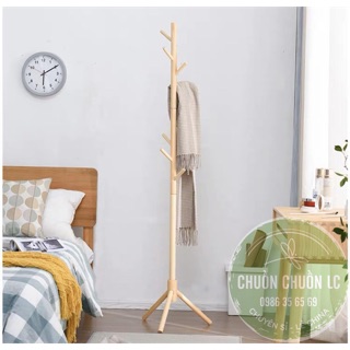 CÂY TREO QUẦN ÁO gỗ nhập khẩu 175*40cm