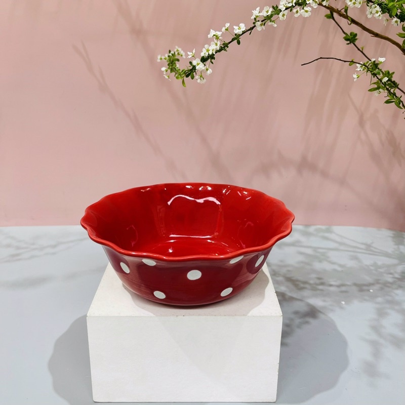Bát đĩa sứ decor siêu đẹp bát tô đựng đồ ăn
