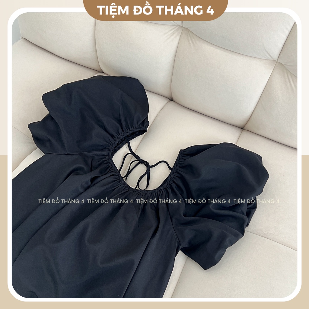 Đầm Suông Babydoll Tay Phồng Form Rộng TIỆM ĐỒ THÁNG 4 WING DRESS