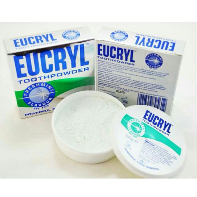 Bột trắng răng Anh eucryl