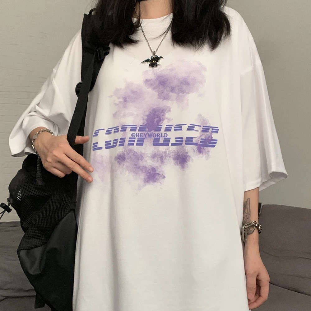 Áo thun tay lỡ nam nữ, áo phông unisex form rộng chất cotton mát mịn thấm hút mồ hôi in hình HEY | BigBuy360 - bigbuy360.vn