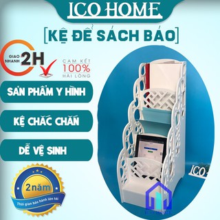 Kệ để sách báo tạp chí bằng gỗ đẹp, cao cấp - ICO HOME