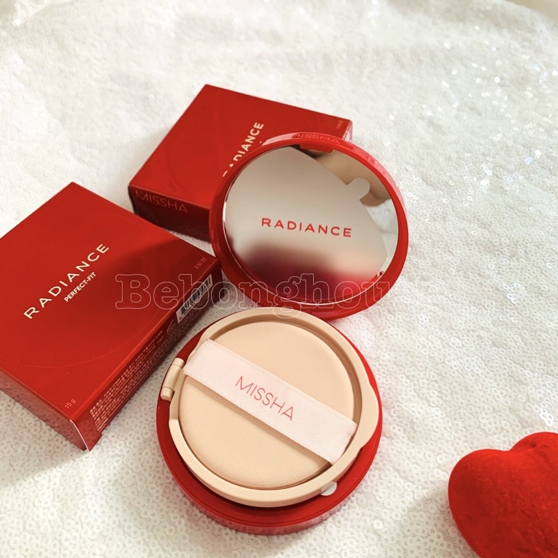 Phấn nước siêu lì Missha Radiance Perfect Fit Cushion Hàn Quốc