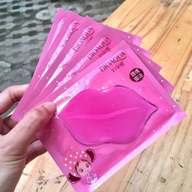 (hàng Mới Về) Mặt Nạ Môi Bioaqua Chứa Collagen Dưỡng Ẩm Hiệu Quả