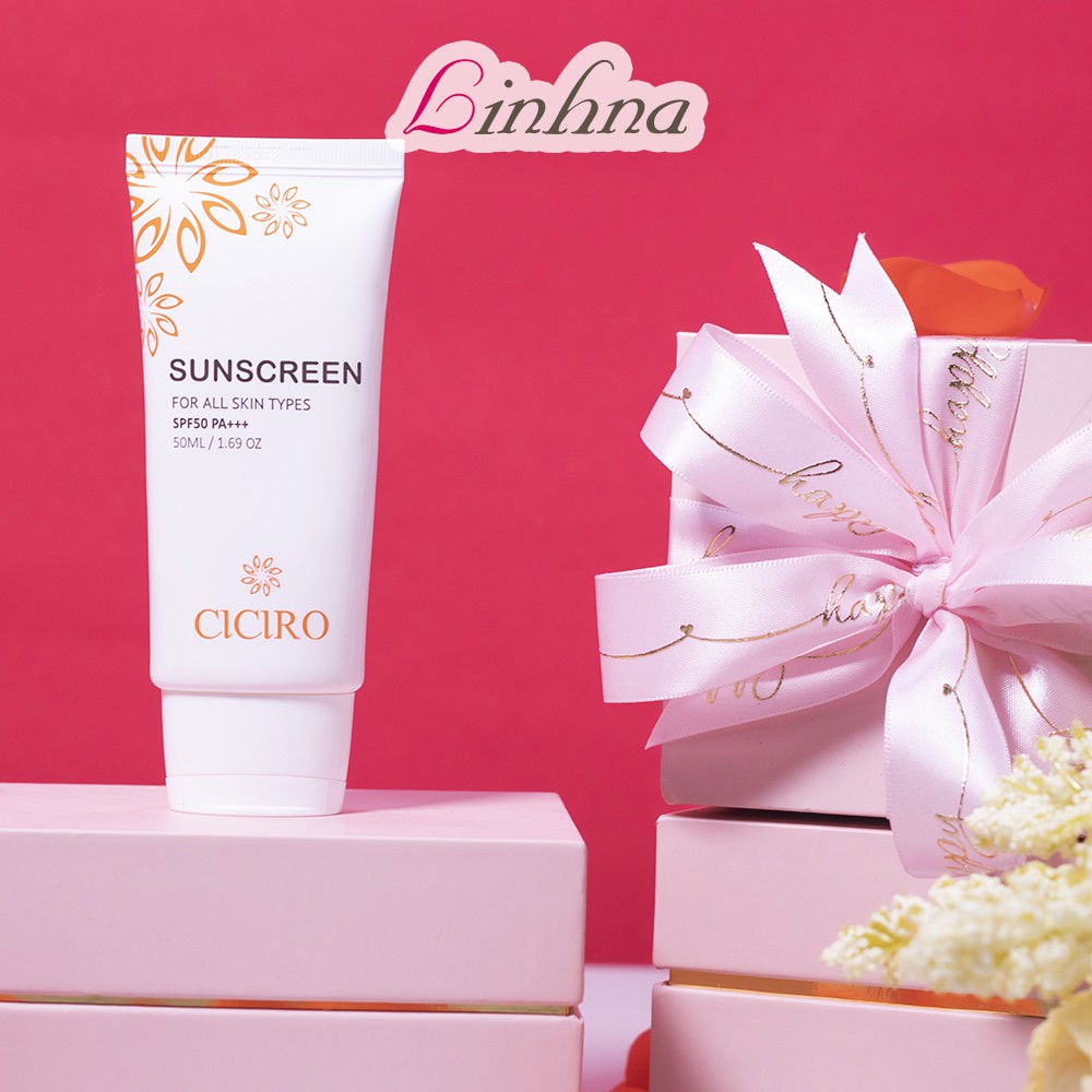 Kem chống nắng cho da dầu, da mụn, da khô, da nhạy cảm Hàn Quốc Ciciro Sunscreen, chống nắng toàn thân khỏi tia cực tím