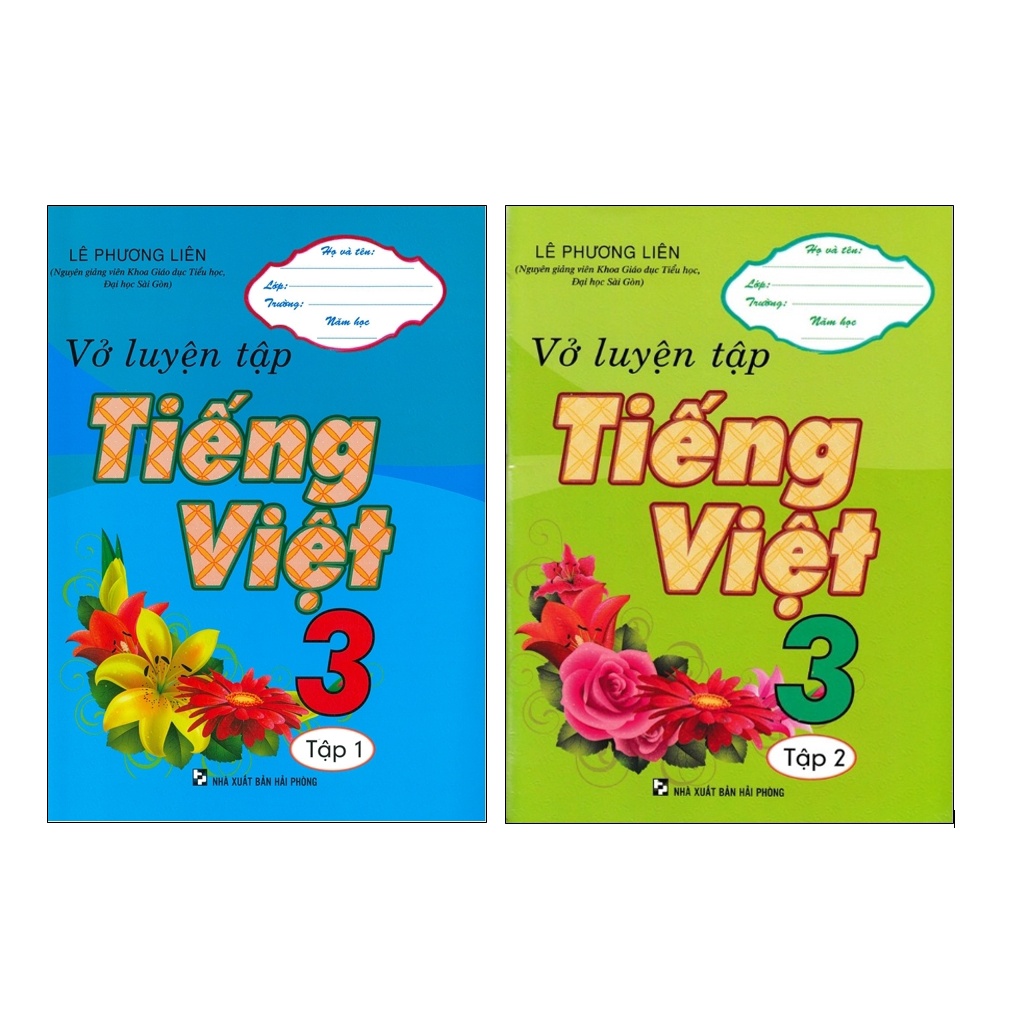 Sách - Combo Vở luyện tập tiếng việt 3 (Tập 1+Tập 2)