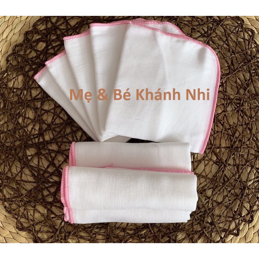 [Cao Cấp] ComBo 10 Khăn Sữa 4 Lớp Cao Cấp Cho Bé Sơ Sinh - Khăn Sữa Em Bé 4 Lớp Cao Cấp