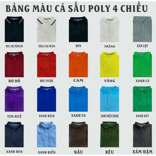 Áo thun poly ca sấu thái