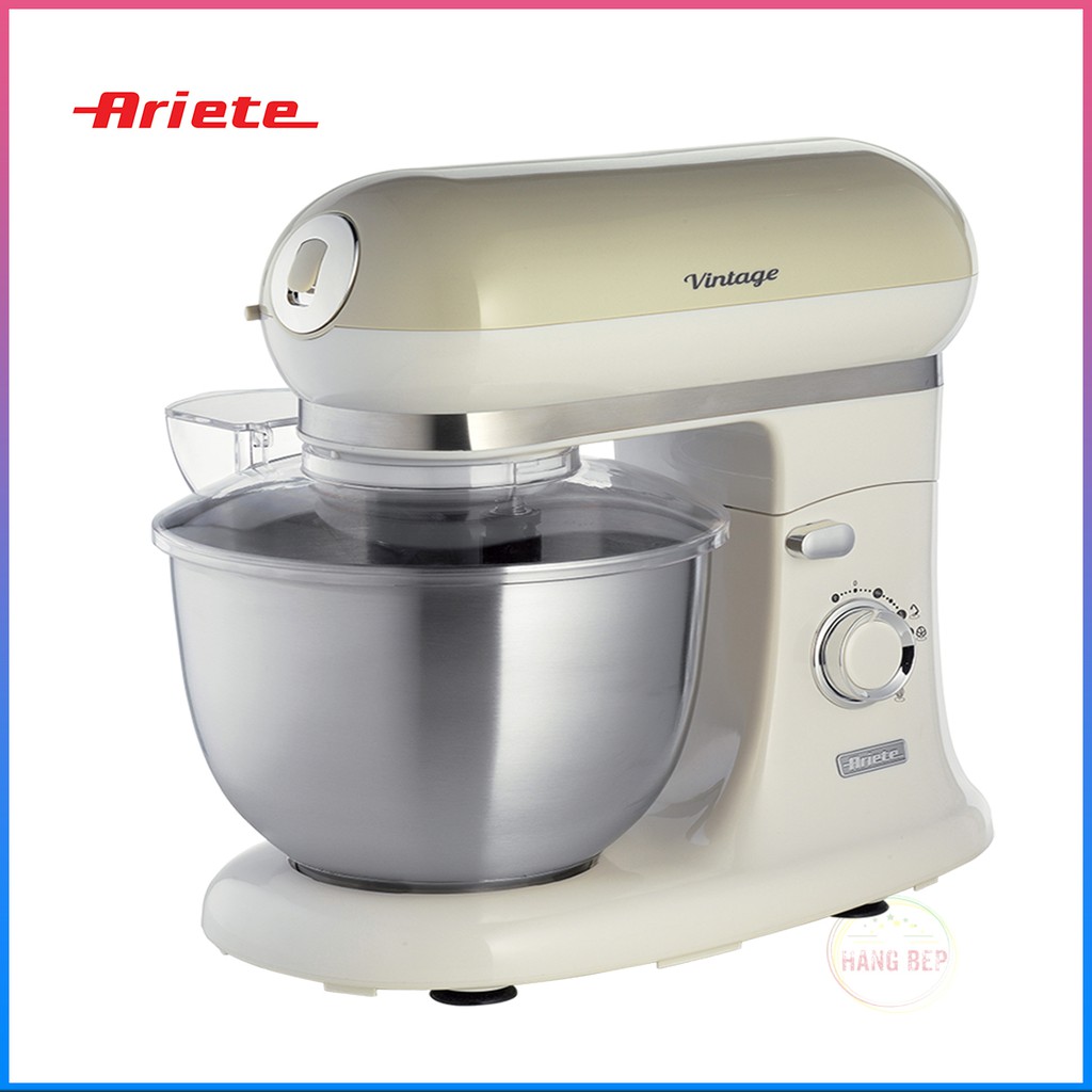 [Mã ELHA22 giảm 6% đơn 300K] Máy trộn bột Vintage Ariete MOD.1588 - Chuẩn chất Italia