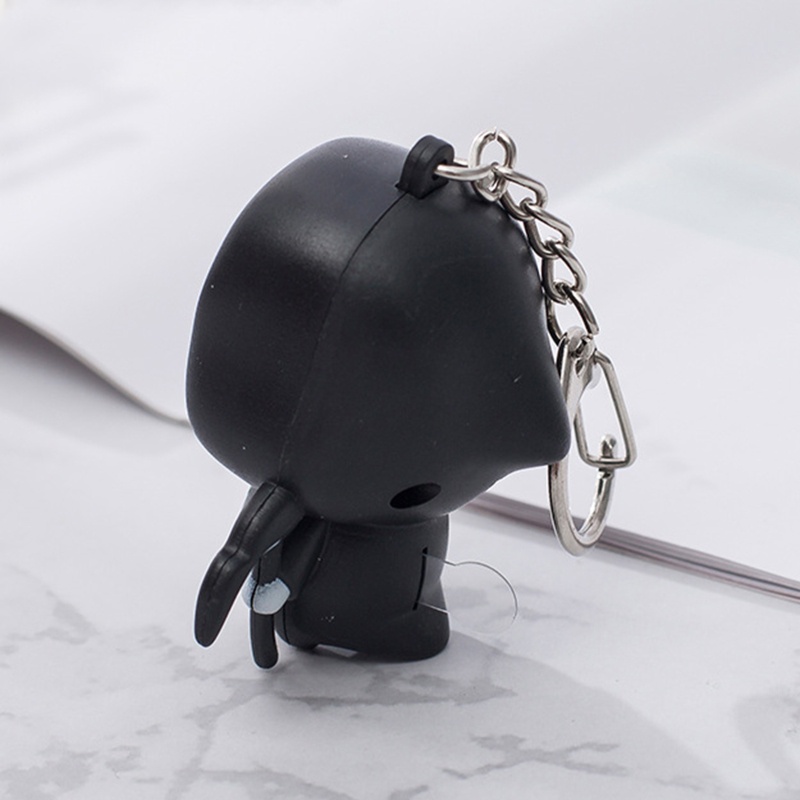 Móc Khóa Hình Ma Có Đèn LED Độc Đáo