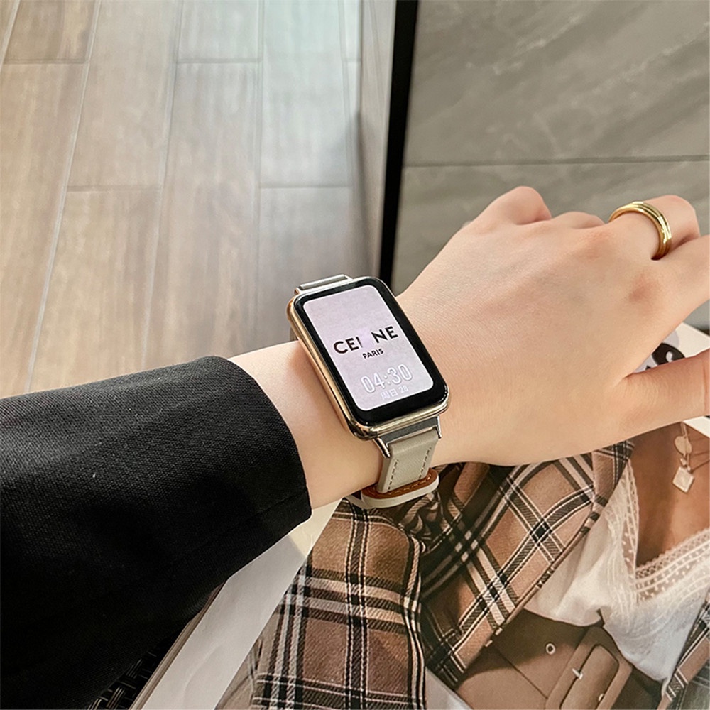 Dây Đeo Da Thay Thế Cho Đồng Hồ Thông Minh Huawei Watch Fit 2 / 1