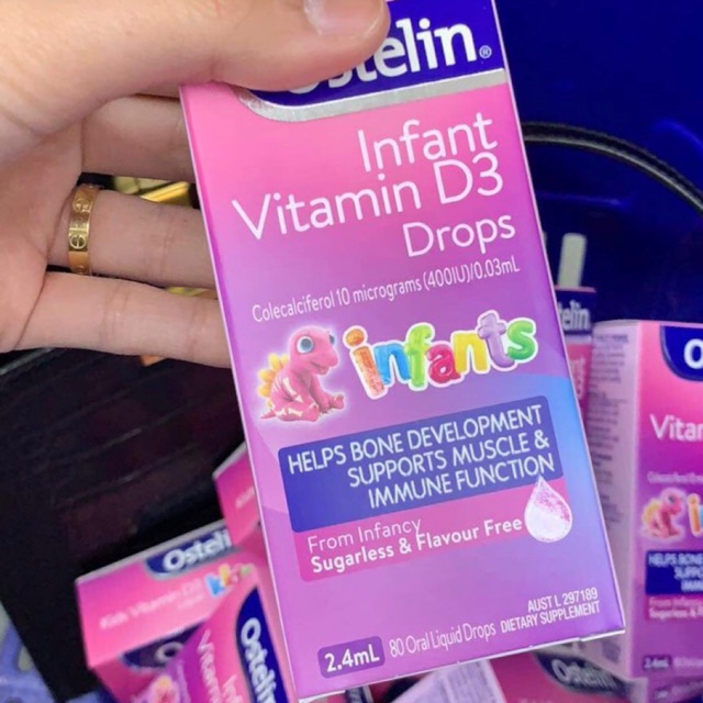 Vitamin d3 cho trẻ sơ sinh Ostelin