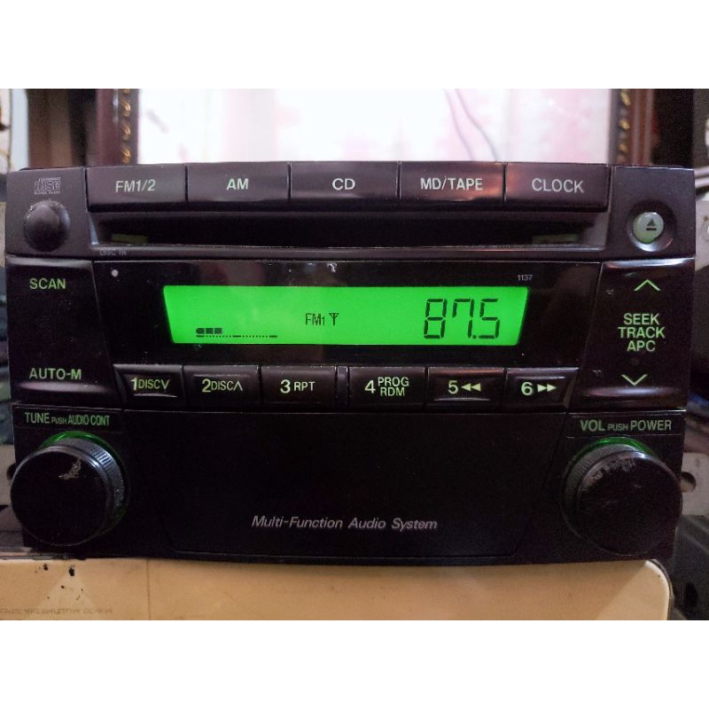 Đầu cd & tape md JAPAN  Mazda model 2003 2004