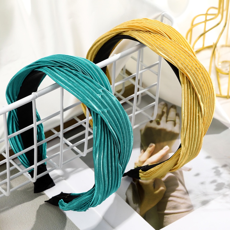 Băng đô cài tóc màu sắc đơn giản kiểu dáng thời trang cho nữ