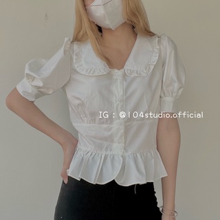 Áo sơ mi cổ bèo A202