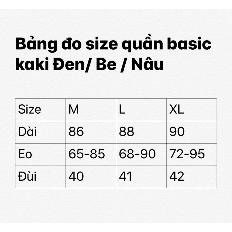 [Mã MASKFEB hoàn 15% đơn 99K tối đa 30K xu] Quần Kaki ống suông màu BE/ĐEN/NÂU ❤️/Nam nữ UNISEX/FREESHIP 99K | BigBuy360 - bigbuy360.vn