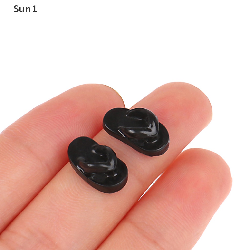 1 Đôi Dép Đi Trong Nhà Búp Bê Mini Thời Trang Dễ Thương Bắt Mắt 1: 1