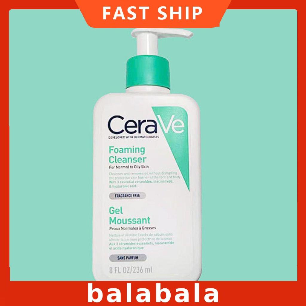 Sữa rửa mặt CeraVe 236ml Kiểm soát dầu cân bằng độ ẩm Làm sạch da mịn màng