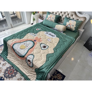Bộ drap thun lạnh ý 5D cao cấp
