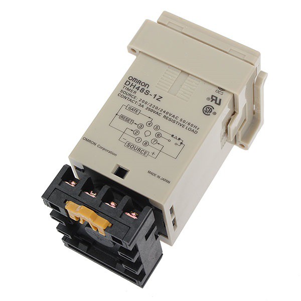 Rơ le thời gian DH48S-1Z DH48S-2Z Relay thời gian Timer Công tắc thời gian Bộ hẹn giờ Bộ định thời OMRON DH48S