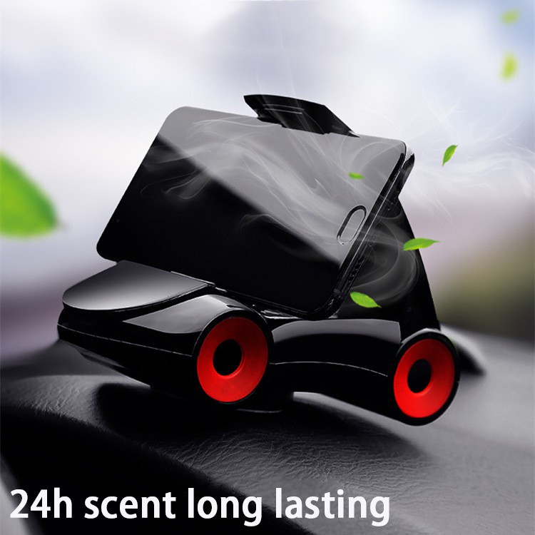 Giá Đỡ Điện Thoại Xoay 360 Độ Dùng Cho Xe Hơi°Giá Đỡ Điện Thoại Hình Xe Hơi Xoay Được Có Hương Thơm