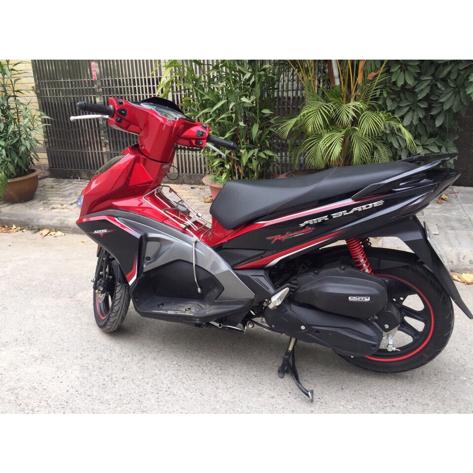 Tem Rời Dán Xe Air Blade 2018 Mẫu Zin Đen Đỏ Cực Chuẩn, Hàng 3 Lớp Chất Lượng Cao