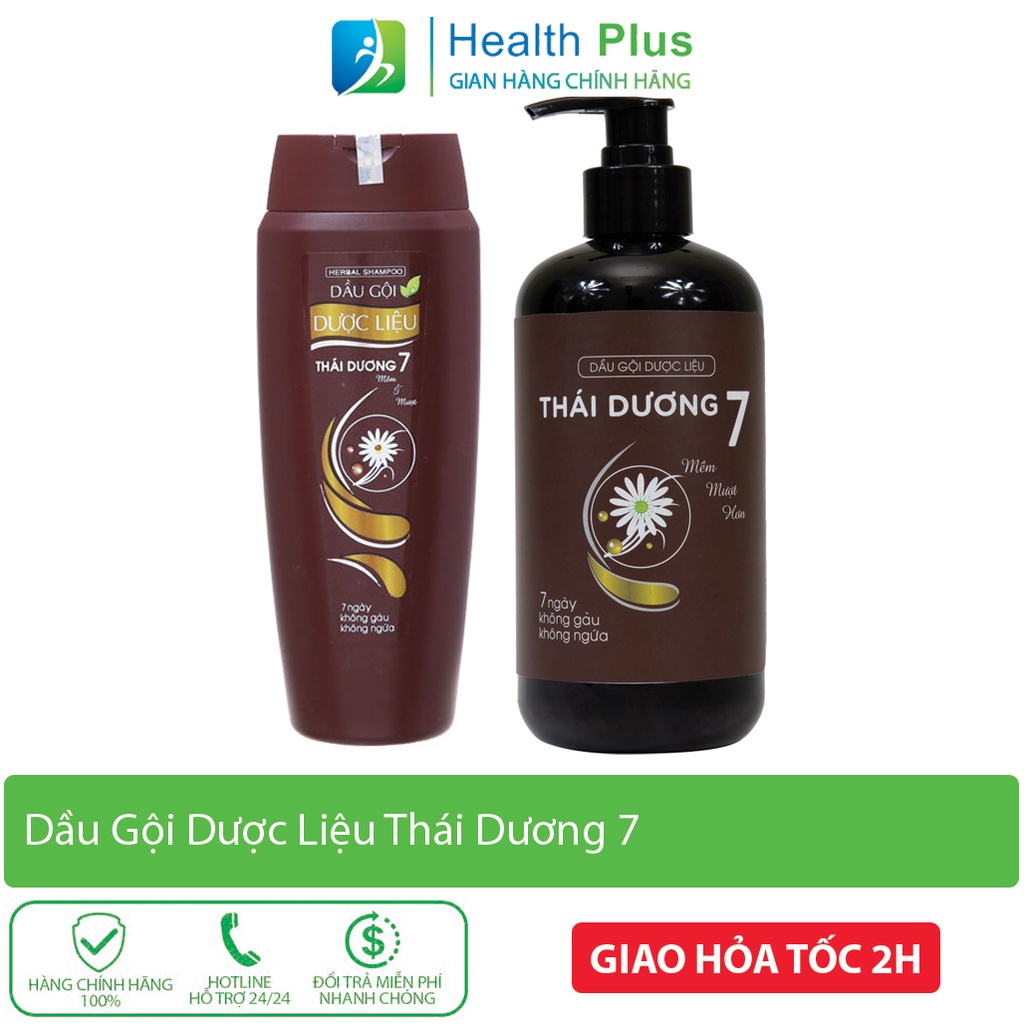Dầu gội dược liệu Thái Dương 7 200ml / 480ml / 600ml