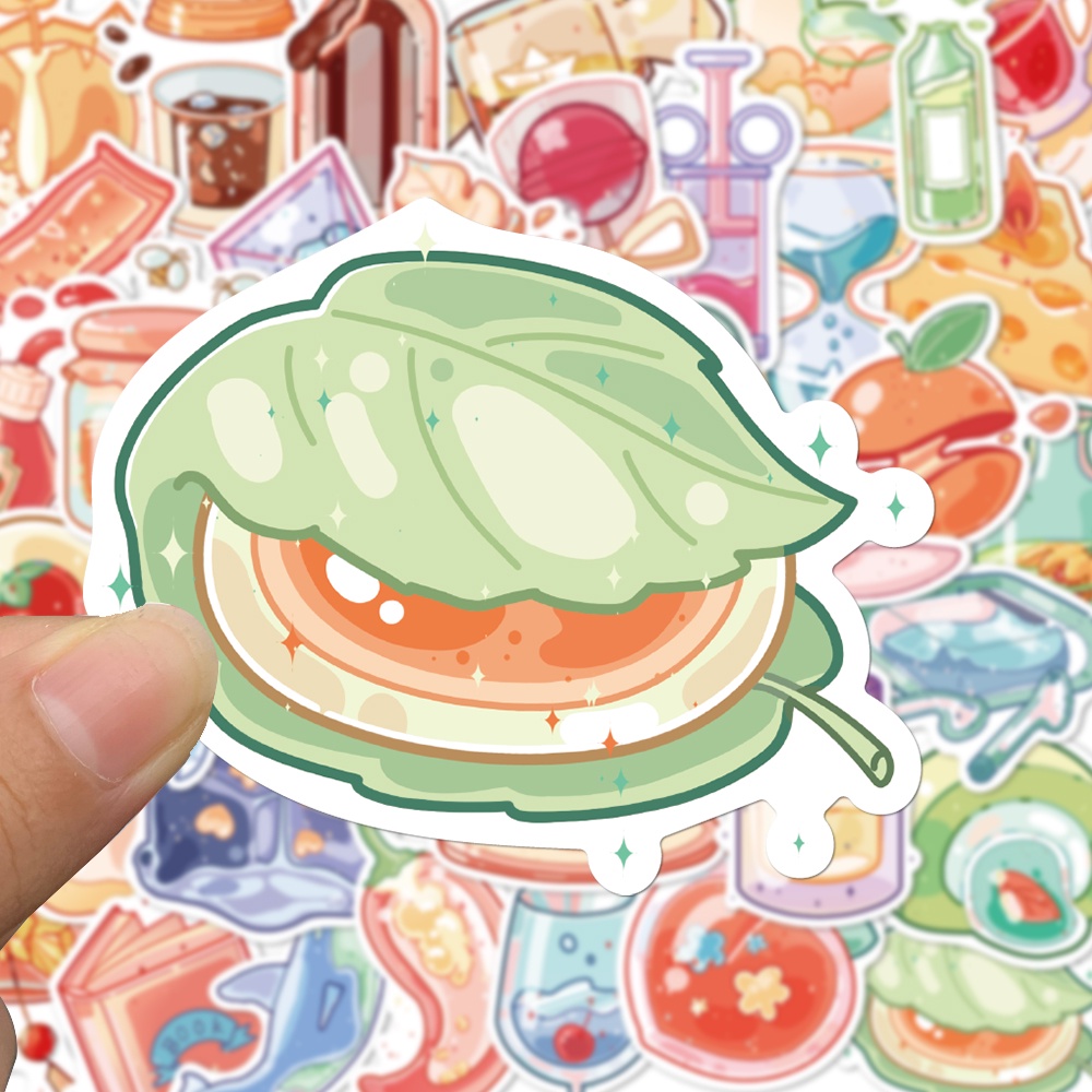 Set 10 / 30 / 50 Sticker Họa Tiết Hoạt Hình Trang Trí Đa Dụng Chất Lượng Cao
